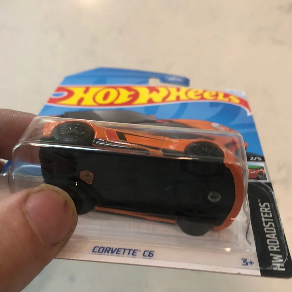 Orange Corvette C6 Toy Car